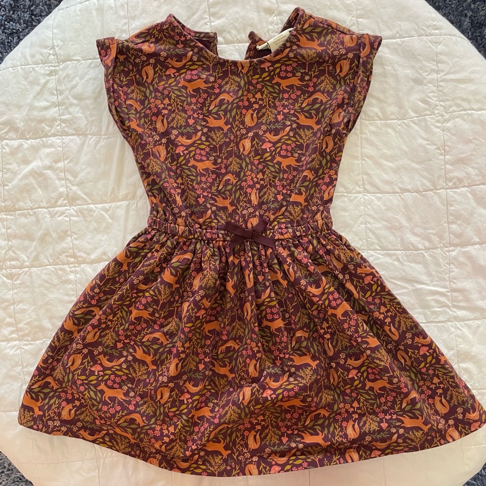 Cynthia Rowley Brown Smocked Sundress with Peter Pan Collar